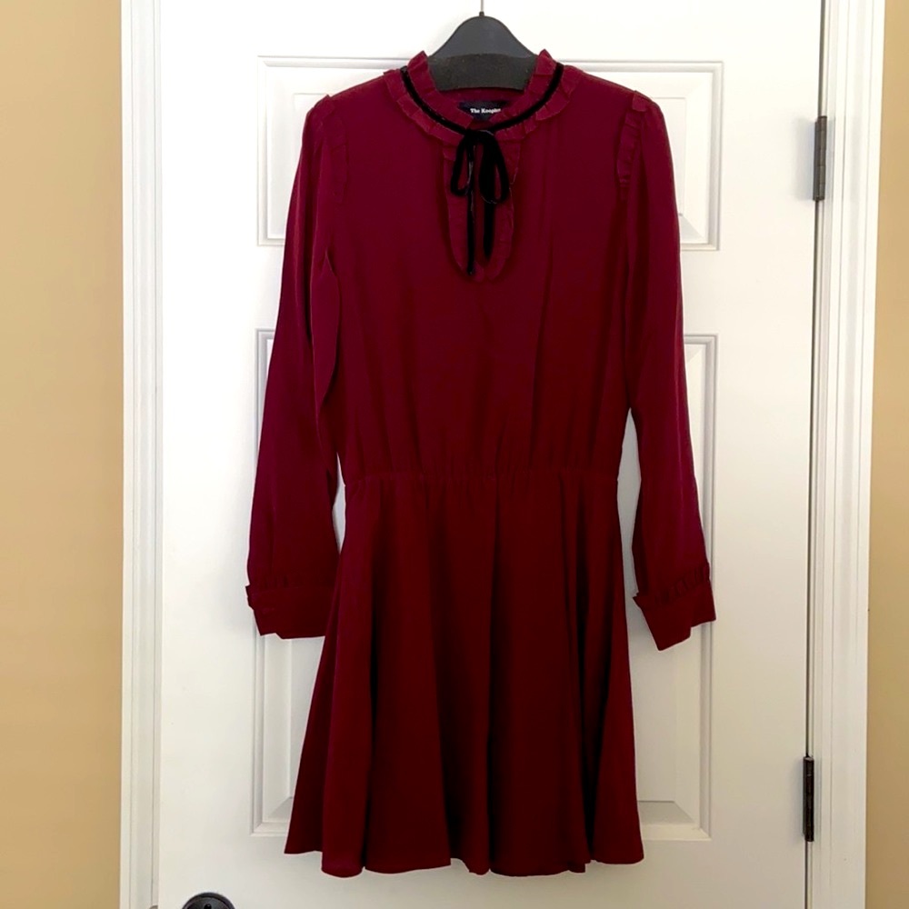 Silk Ruffle Dress